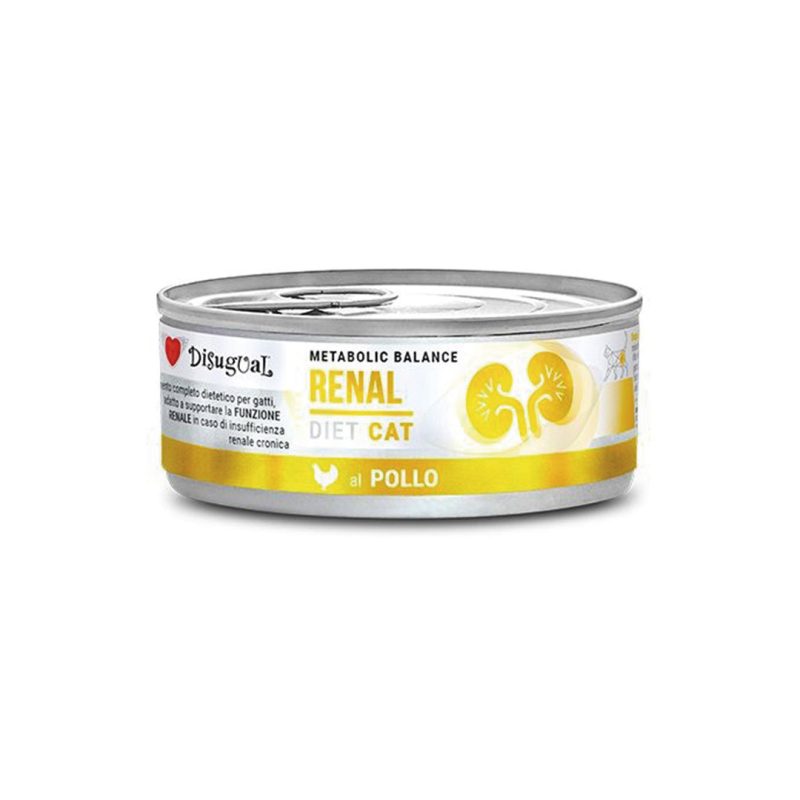 Disugual Cat Renal Pollo, alimento húmedo veterinario para gatos con problemas renales