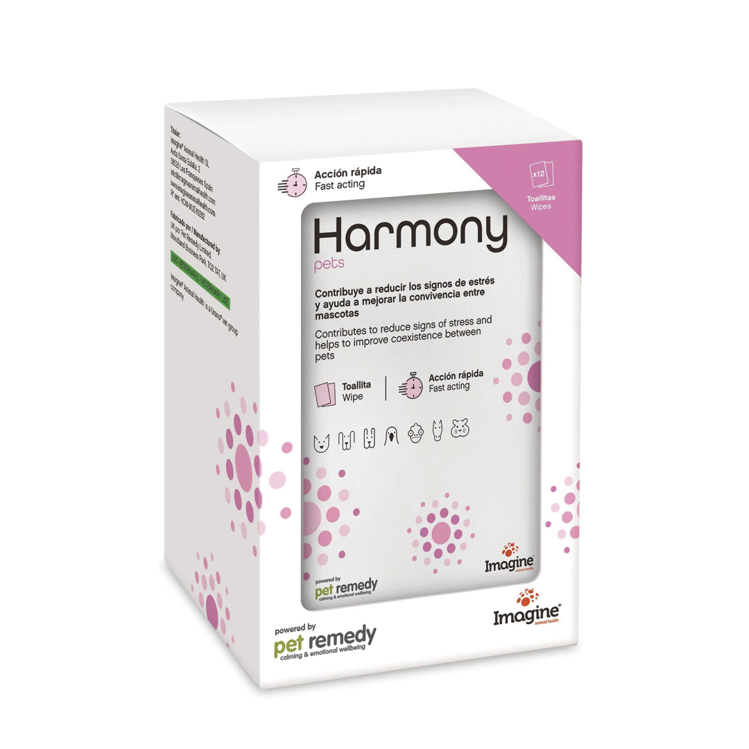 Harmony pets Toallitas calmantes para perros gatos, conejos y roedores