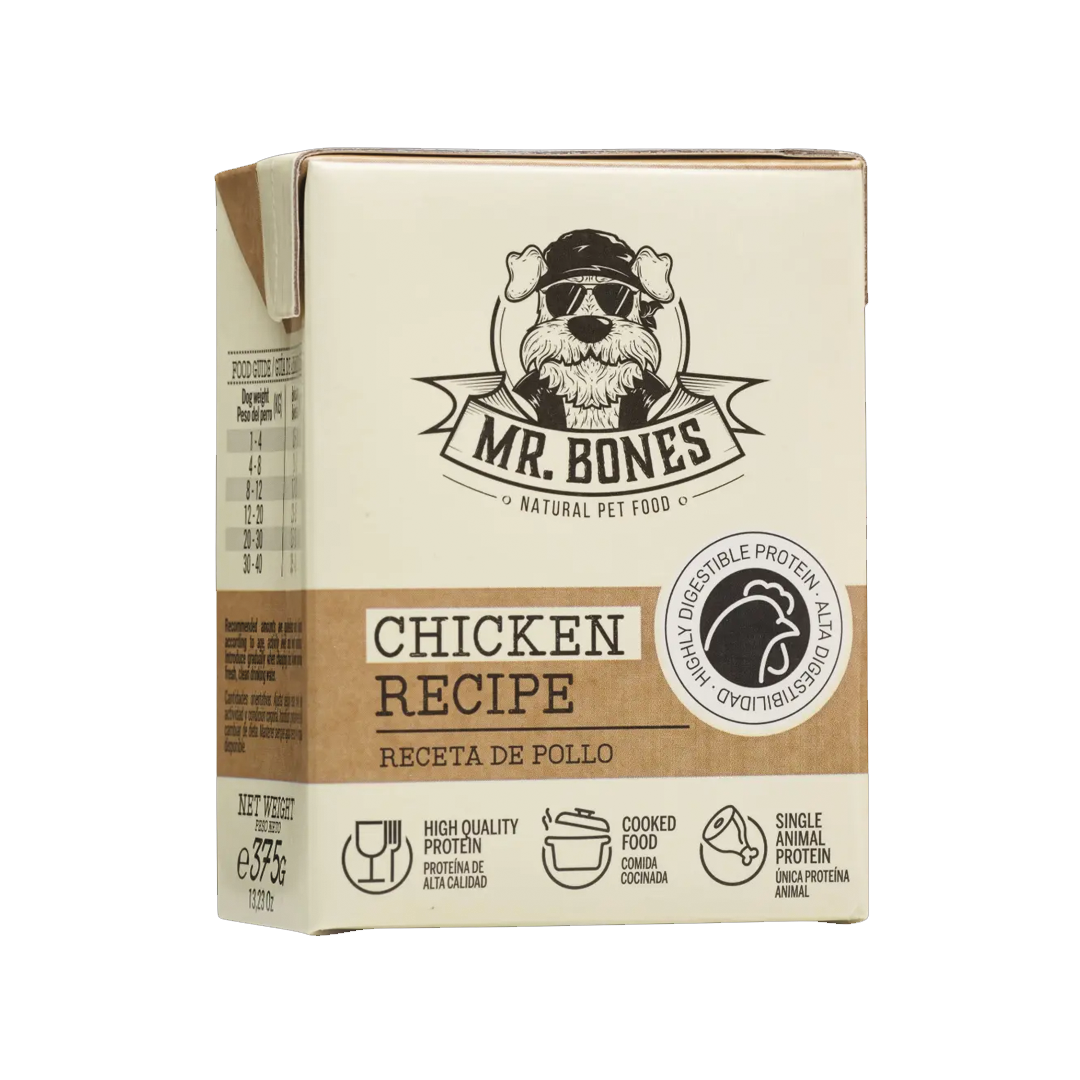 Mr. Bones Receta de Pollo con Vegetales, alimento húmedo para perros